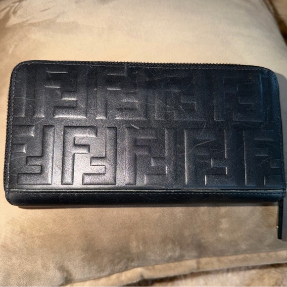 FF Black Leather Wallet - Picture 4 of 5
